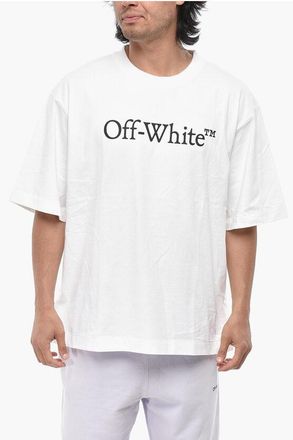 Off-white Crewneck Cotton T-Shirt BIG BOOKISH size Xxl