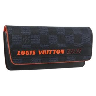 Louis Vuitton Pre-owned Wallets, female, Black, Size: ONE SIZE Pre-owned Glasses Case