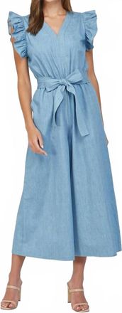 Fate Raffio Jumpsuit In Denim