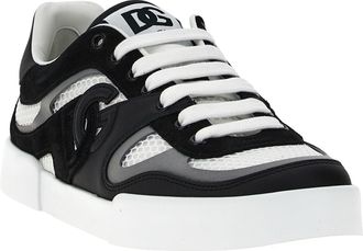 Dolce & Gabbana Mens Bicolor Calfskin Sneakers