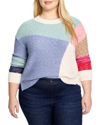 Nic+Zoe Nic+Zoe Plus Color Crossing Sweater
