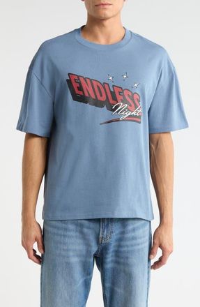PacSun Endless Nights Graphic T-Shirt in Blue at Nordstrom, Size X-Large