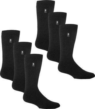 Heat Holders 6 Paar Heren Original Dikke Winter Thermosokken voor Koud Weer
