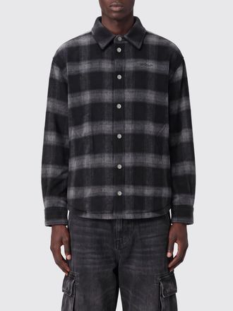 Off-white Padded Check Wool Flannel Shirt Jacket
