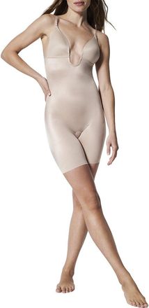 Spanx Spanx Plunge Low Back Mid Thigh Bodysuit