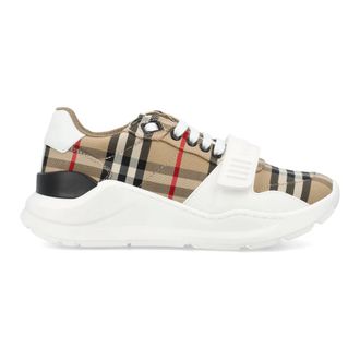 Burberry Sneakers, male, Multicolor, Size: 7 US Check Sneakers Archive Beige