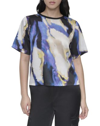 DKNY Dkny Print Crewneck Top
