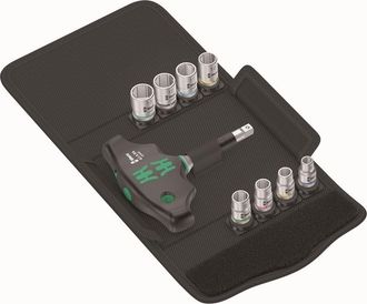 Wera Juego De Llaves De Vaso Kk 400 Ra Set 2 9 Piezas 1/4 Pulgadas Z.80 Wera