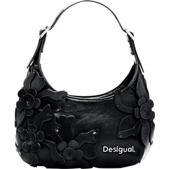 Desigual Faux Leather Shoulder Bag in Black at Nordstrom