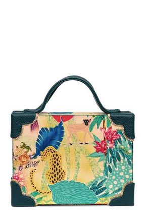 Simitri Printed Briefcase Bag in Faerie Green at Nordstrom