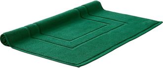 Christy Brixton Textured Soft Cotton Bath Mat in Emerald at Nordstrom