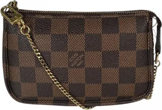 Louis Vuitton Damier Brown Damier Canvas Pouch (Pre-Owned)