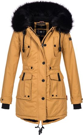Navahoo Dames Winterjas Luluna - Met Teddyfleece & Afneembare Bontkraag