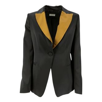 Kiltie Dubbelrijige Blazer - Dames - Jassen - Veelkleurig - Maat: XL