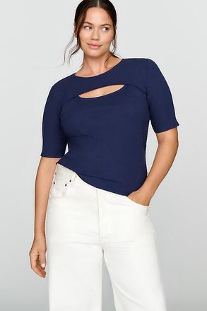 Maeve Layered Cutout Top