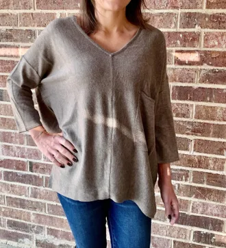 Kerisma Raven Top In Dark Taupe
