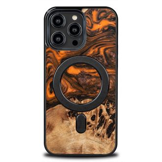 OEM Funda Bewood Unique Para Iphone 14 Pro Max - Naranja Con Magsafe