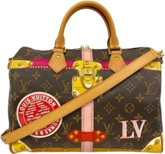 Louis Vuitton Pre-owned Handbags, female, Brown, Size: ONE SIZE Pre-owned Speedy Bandouliere 30