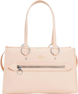 Lacoste Celys Top Handle Bag - Dames - Handtassen - Beige - ONE Size - Tassen