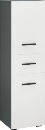 Inosign Midischrank »Skara« verstellbarer Einlegeböden hinter jeder Tür, Breite 38 cm, Höhe 130 cm