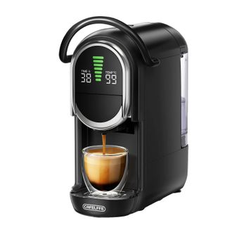 OEM Cafetera De C&aacute;psulas, Compatible Con 6 Programas De Caf&eacute;, Prepara Caf&eacute; Fr&iacute;o Y Caliente, Color Negro, Ue