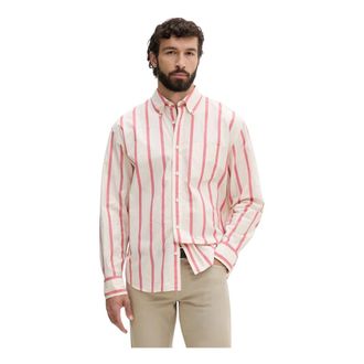 GANT Heren overhemd met verticale strepen - Heren - Casual Overhemden - Veelkleurig - 3XL - Katoen - Overhemden
