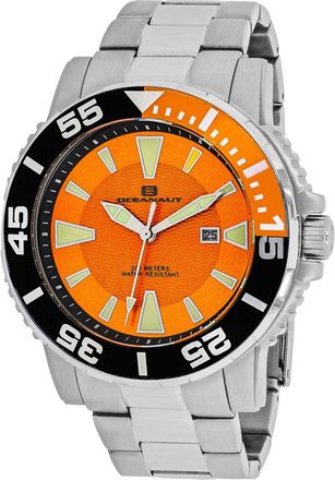 Oceanaut Mens Orange dial Watch