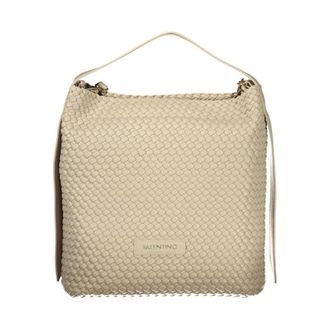 Valentino Handbags, female, Beige, Size: ONE SIZE Elegant Polyurethane Handbag