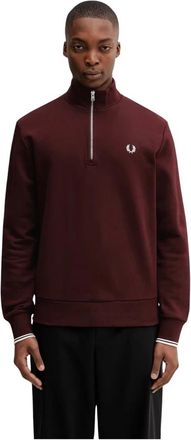 Fred Perry Uomo, Felpe, Rosso, XL, new