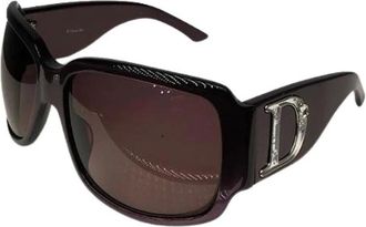 Dior Pre-owned Accessories, female, Purple, Size: ONE SIZE Pre-owned Vintage Sunglasses