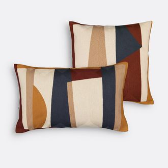 La Redoute Interieurs Geborduurde kussenhoes, Scolto