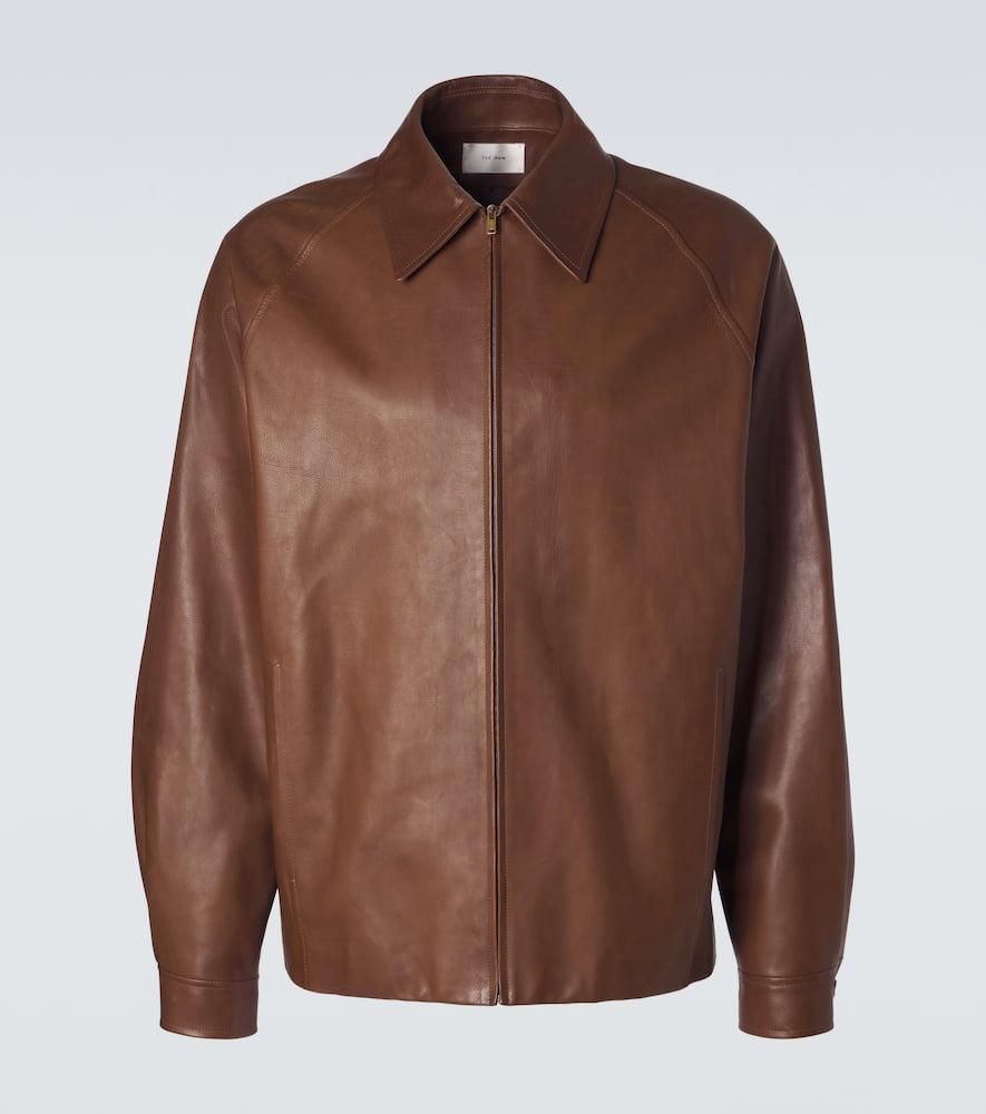 Veste en cuir Elenora THE ROW pour femme