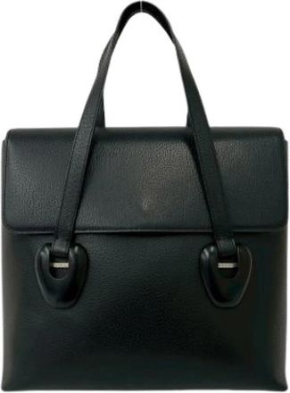 Gucci Pre-owned Vintage Tote Bag - Dames - Vintage Handtas - Zwart - ONE Size - Leer - Vintage