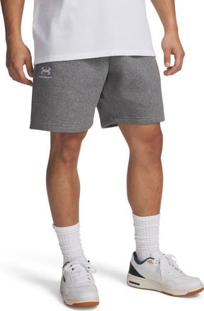 Under Armour Icon Fleece Sweat Shorts in Pitch Gray Medium at Nordstrom, Size Xx-Large