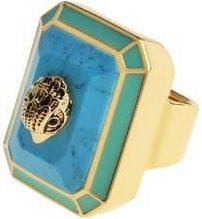 Kurt Geiger Eagle Head Crystal Cocktail Ring in Turquoise at Nordstrom Rack, Size 8