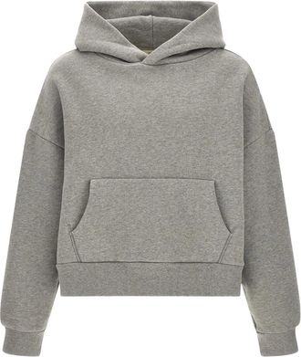 Entire studios Sudadera con capucha y bolsillo canguro de hombros ca&iacute;dos - Sweatshirts & Hoodies - Hombre - Gris - XL