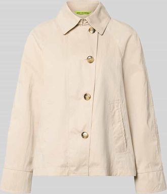 Fuchs Schmitt Jacke mit seitlichen Eingrifftaschen und Kentkragen in Camel, Gr&ouml;&szlig;e 34