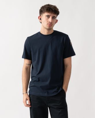 Parajumpers Mens Shispare T-Shirt in Dark Blue Cotton - Size Medium