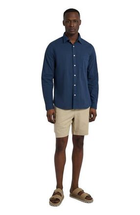 Onia Stretch Linen Pull-on Cargo Short in Sand at Nordstrom, Size Xx-Large S