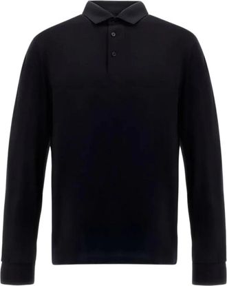 Herno Polo T-shirt - Heren - Polos - Blauw - L - Tops