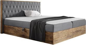 Mirjan24 Cama Continental Navis Ii, Faro 4, Continental, Doble, 160x200, Tapiz, Somieres, 168x208x103cm