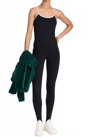 SPLITS59 Airweight Tank Top In Black/white