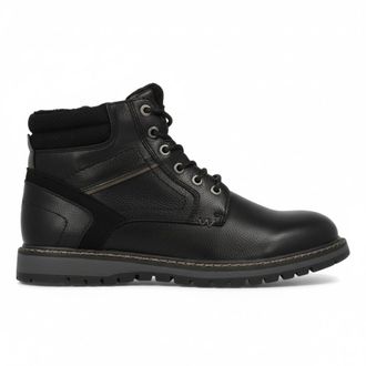Wrangler Winterstiefel WRANGLER LIAM MEN MID, Herren, Gr. 40, schwarz, Synthetik, Schuhe Winterstiefel