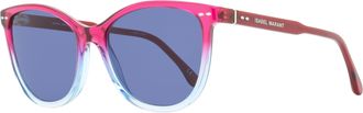 Isabel Marant Womens Butterfly Sunglasses IM0078S K1GKU Red-Blue Gradient 57mm