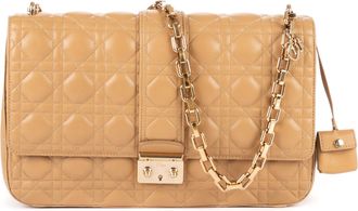 Dior Pre-owned Womens Miss Large Shoulder Bag - Beige - One Size