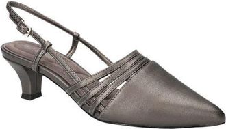 Easy Street Aura Slingback Pump in Pewter at Nordstrom, Size 8.5