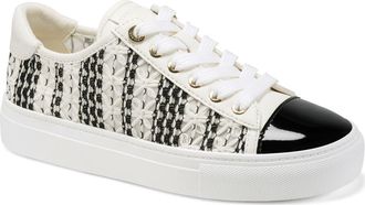 Karl Lagerfeld Caelan Crochet Sneaker in Black/White at Nordstrom Rack, Size 9.5