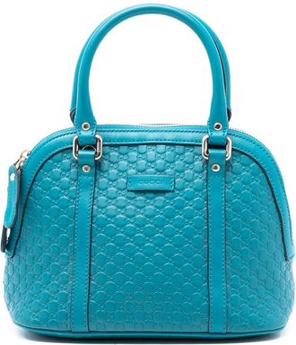 Gucci Pre-owned Gucci Mini Microguccissima Dome Satchel Ladies 449654 520981