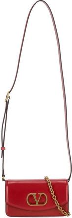 Valentino Dames, Tassen, Rood, Maat: ONE Size Leer