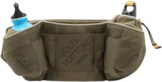 Louis Vuitton Pre-owned Damier Geant Fanny pack - Dames - Vintage Heuptassen - Bruin - ONE Size - Leer - Vintage